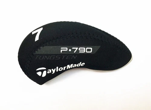 Black TaylorMade P790 Neoprene Golf Club Iron Covers Headcover 10Pcs Fast Ship - Picture 4 of 4