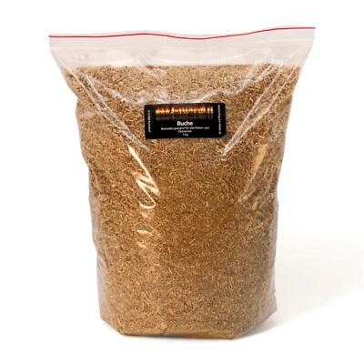 SMOKERHOLZ24 Räuchermehl Buche 1kg | fein 0,5–1,5 mm | Kalträuchern Sparbrand BBQ Smoker