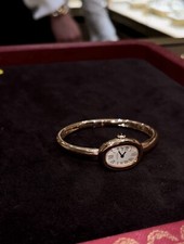 Cartier Baignoire Mini 18K Yellow Gold Bangle Watch 16