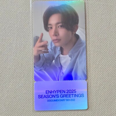 ENHYPEN 2025 SEASON'S GREETING WEVERSE POP-UP MD BENEFIT PHOTOCARD