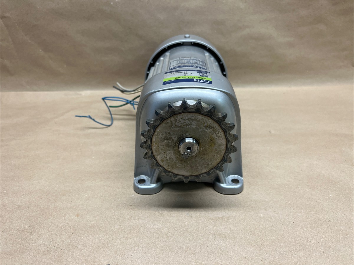 NISSEI CORP GTR G3LB-18-10-T020 3-PHASE INDUCTION MOTOR 0.2 NISSEI CORP GTR G3LB-18-10-T020 3-PHASE INDUCTION MOTOR 0.2
