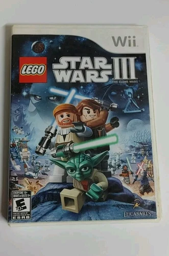 LEGO Star Wars 3 The Clone Wars Game Nintendo Wii 2011 CIB Complete With Manual