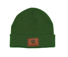 LP75374 John Deere Licensed Kids Green Stocking Beanie Cap Hat with Cuff