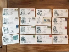 LOT OF 16 UNITED STATES  STAMPS FIRST DAY OF ISSUE COVERS FROM 1960