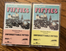 The Fabulous Fifties Cassette Tapes Set Of 2 Classics Very Good Fast Shipping