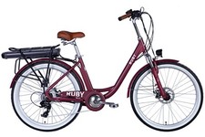 E-Bike 26" City Stadt Urban Retro Elektrofahrrad Stahl RH 43cm 25km/h 50km