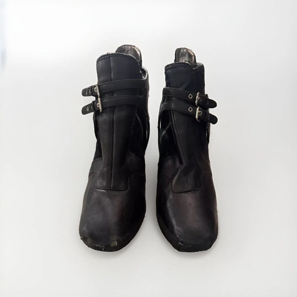 Botines Sam Edelman Zoey Plataforma Gamuza y Cuero con Correas Extraíbles (Talla 7) Foto 2 de 4