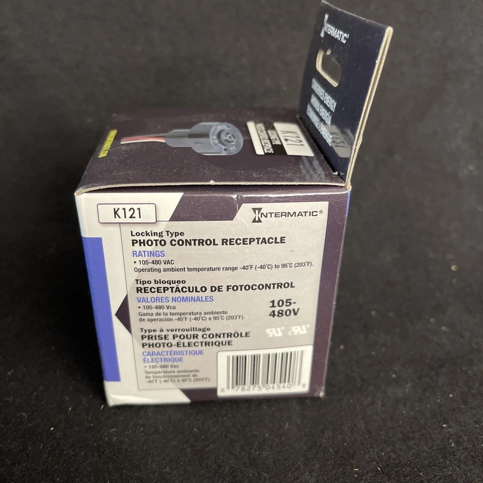 Intermatic Locking Type Photo Control and Photo Control Receptacle K121 Foto 2 de 3