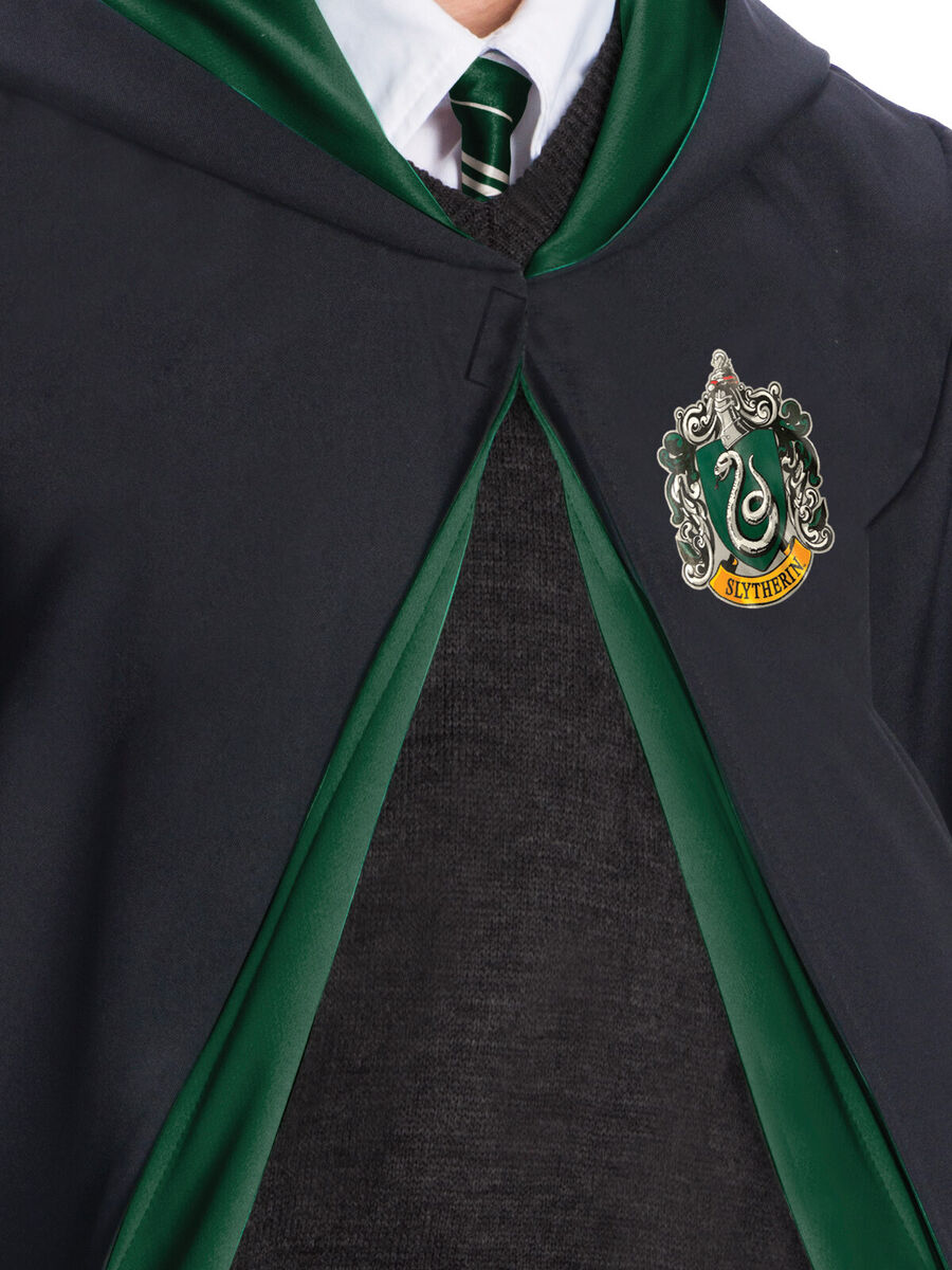 Deluxe Harry Potter Adult Plus Size Slytherin Robe Costume