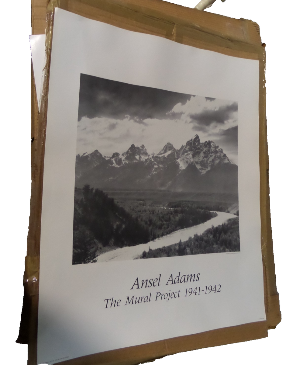 Vintage 22x28 Poster Print Ansel Adams The Mural Project Grand