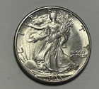 1935 D  WALKING LIBERTY HALF DOLLAR BU