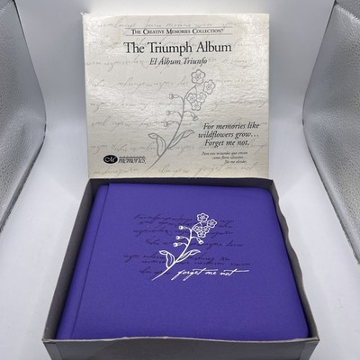 The Creative Memories Collection 7 X 7 Purple The Triumph Album New with Box