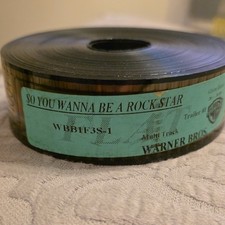 Rock Star "So You Wanna Be a Rock Star" 35mm Movie Trailer Reel Rare