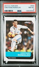 2017 Sports Illustrated For Kids CRISTIANO RONALDO PSA 8 POP 1 Real Madrid FIFA