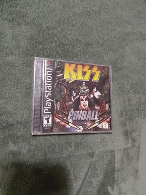 PS1 Kiss Pinball (Sony PlayStation 1, 2001) Black Label, CIB, Tested VG Disc