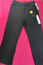 Cat    Jack  Sweatpants     Black  Drawstring  Heart  Graphic  Size  L  10/12 
