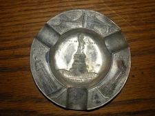 Occupied Japan New York City Metal Ashtray 1950 Chrysler Empire State Building