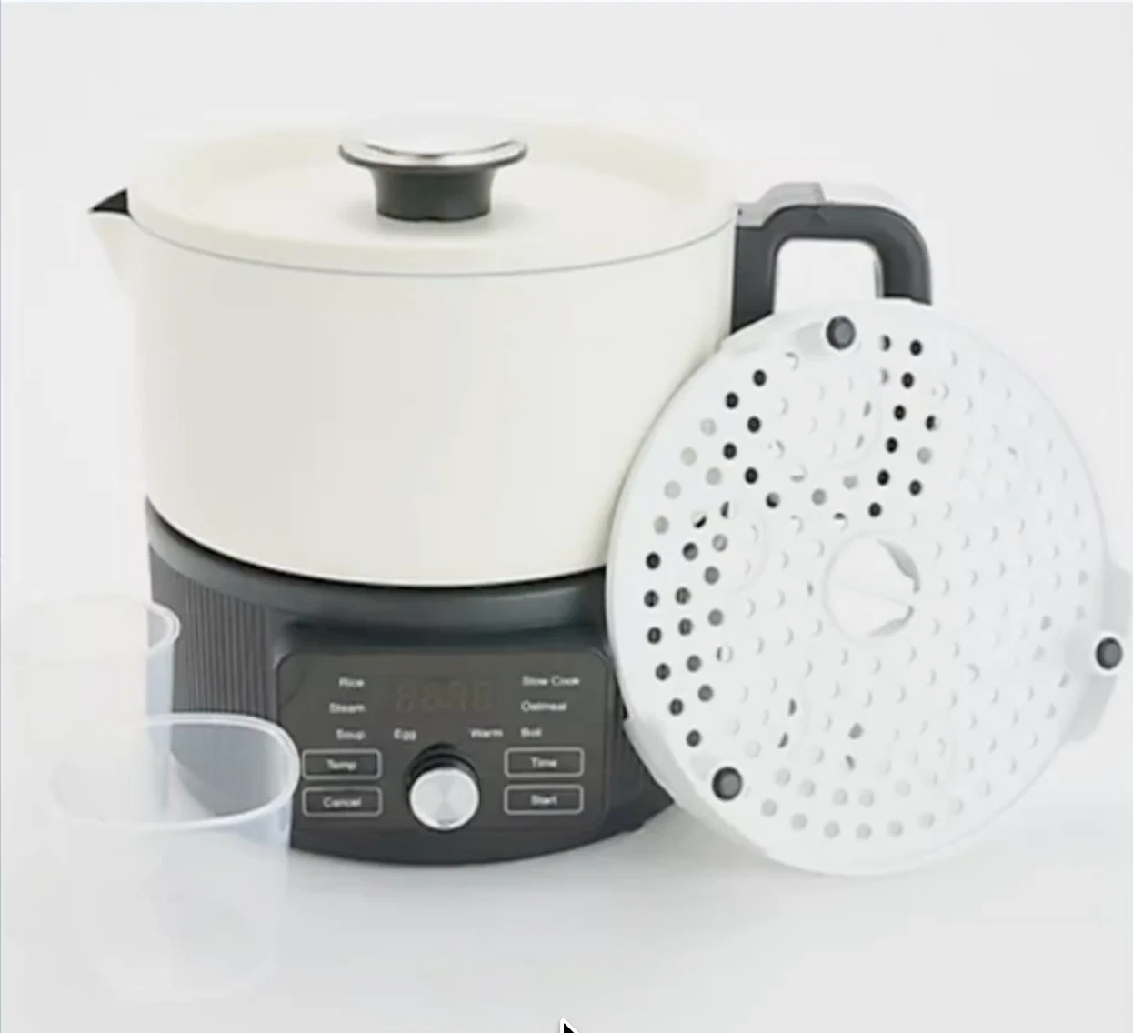 GreenPan 6 Cup Nonstick 10-in-1 Digital Electric Cooker CREAM