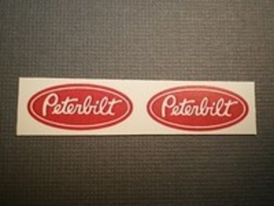 1/24 1/25 Model Big Rig - Peterbilt Decals - Semi Tractor-Trailer Truck