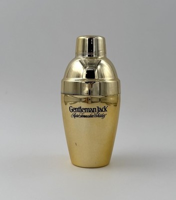 Gentleman Jack Gold-Tone Plastic Tennessee Whiskey Cocktail Shaker Bar Mixer