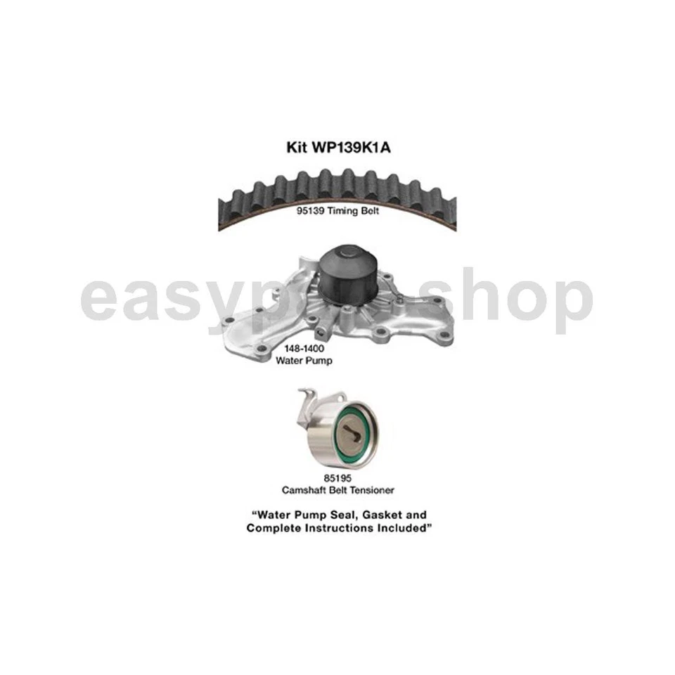 Kit de correa de distribución de motor Dayco con bomba de agua para Dodge Caravan 2000 1987 1988 Foto 2 de 2