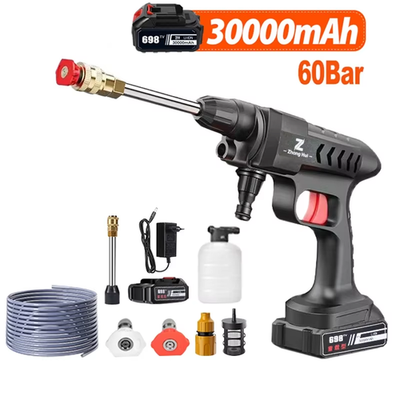 #ad Rechargeable Washing Wireless High Pressure Washer Self Priming Sustain 300W Car $60.99