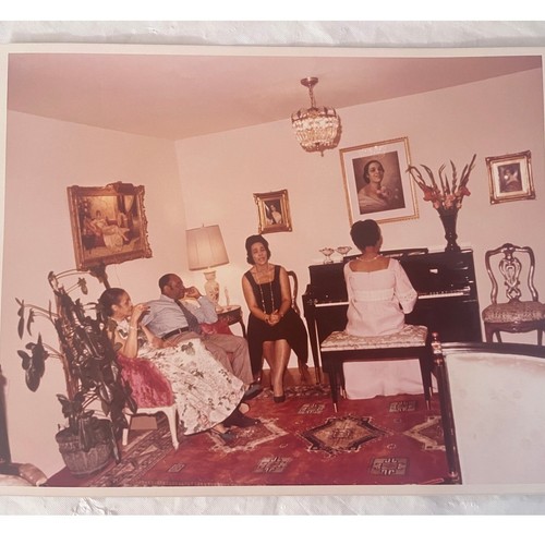 Vintage Kodak photos - Lot of 2 - African American - Home recital - 1972 - Picture 2 of 12