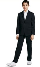 New Calvin Klein Size 10 Boys 2pc Formal Suit Set, Black