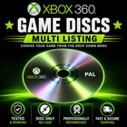 Microsoft Xbox 360 Disc Only Video Games - Multi Buy Offer Available (List 4)