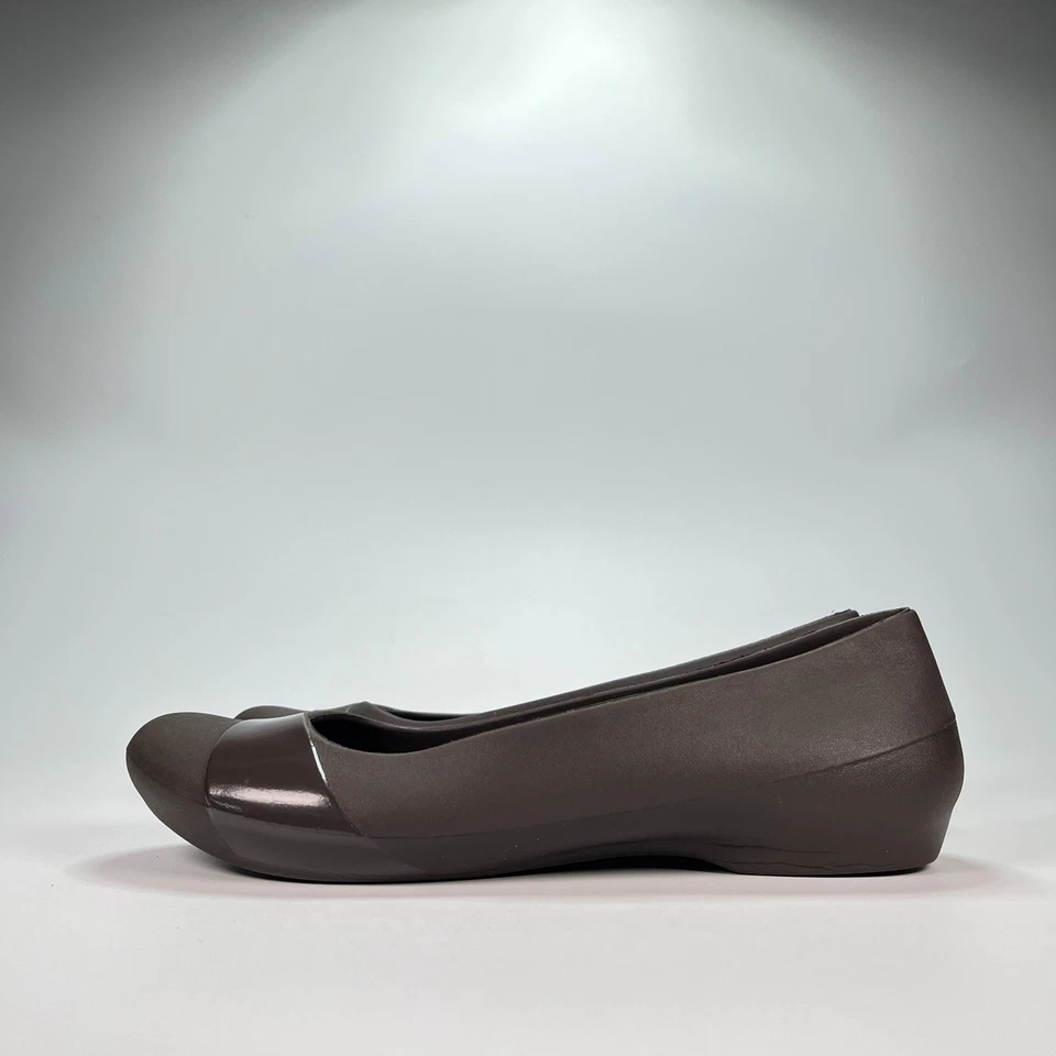 Crocs Gianna Ballet Flats Black Comfortable Slip On Shoes 14573 Women's Size 9 - Image 4 of 4