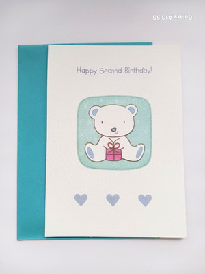 Happy 2nd Birthday Card-TODAY'S YOUR DAY YOU'RE TURNING 2! DREAMS COME TRUE!