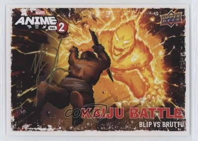 2023 Upper Deck Marvel Anime Vol 2 Kaiju Battles Artist /100 #KB-01 Auto 1u6