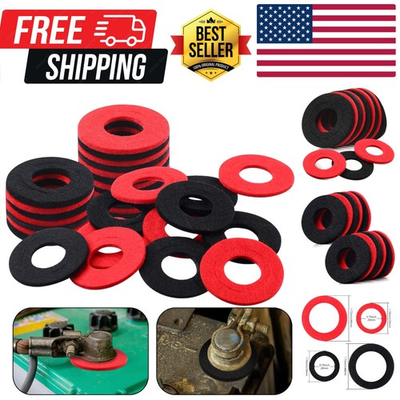 #ad #ad 12 Pieces Battery Terminal Anti Corrosion Washers Fiber Battery Terminal Prot... $12.79