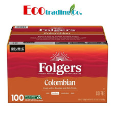 Folgers Medium Roast K-Cup Coffee Pods, 100 Colombian 100 ct. Great Price