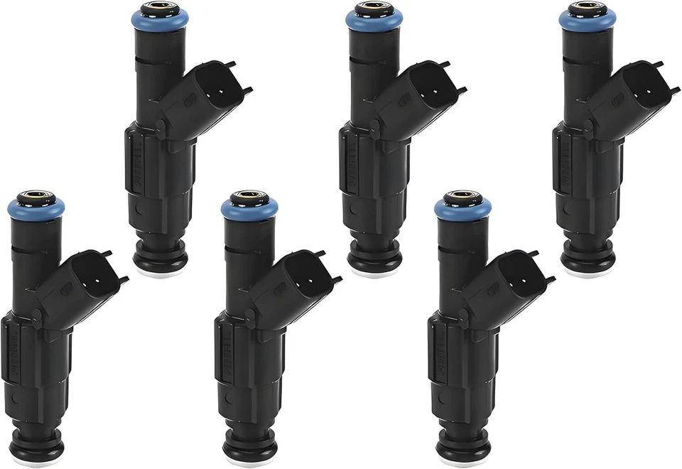 6x nuevos inyectores de combustible OEM Bosch para Jeep Cherokee/Wrangler 1999-2004 4,0 L I6 Foto 2 de 4