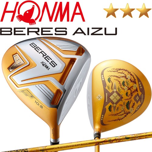 3Star HONMA GOLF BERES 08 AIZU Driver ARMRQ MX 3S Gold 1W Japan sakata