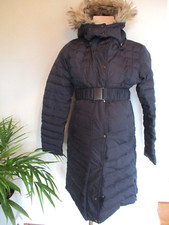 Seraphine Maternity & Babywearing Navy Belted Quilted Coat Jacket Size 10