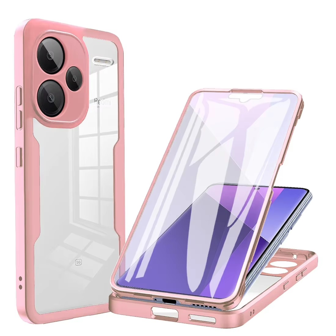 Case for  Redmi Note 13 Pro plus 4G 5G / 13T Poco X6 Pro 360 Full Shockproof Sil