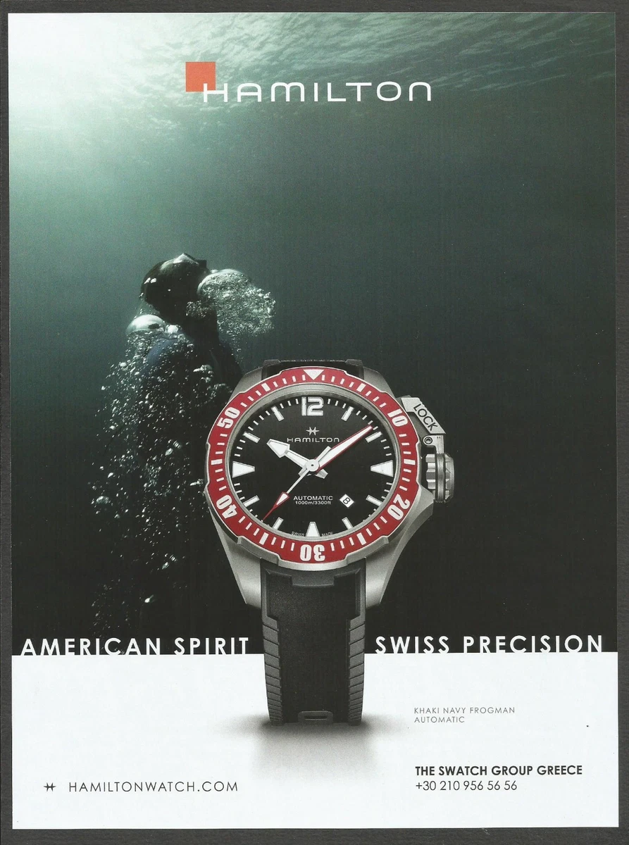 HAMILTON American Spirit - Swiss precision - 2018 Watch Print Ad