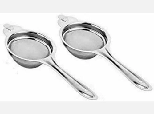 Stainless steel tea strainer multipurpose chai channi Pack Of 2