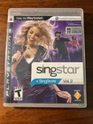 SingStar Vol. 2 Sony PlayStation 3 PS3 CIB COMPLETE TESTED WORKS NICE SEE PICS