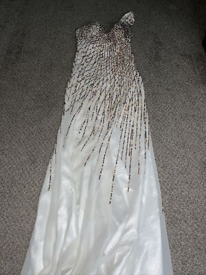 open lace back dress Jovani 42600 - Long Mermaid Dress