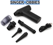 COW RC CPP-A65011522 RC Jet Blaster Mini Rechargeable Blower w/Vacuum Attachment