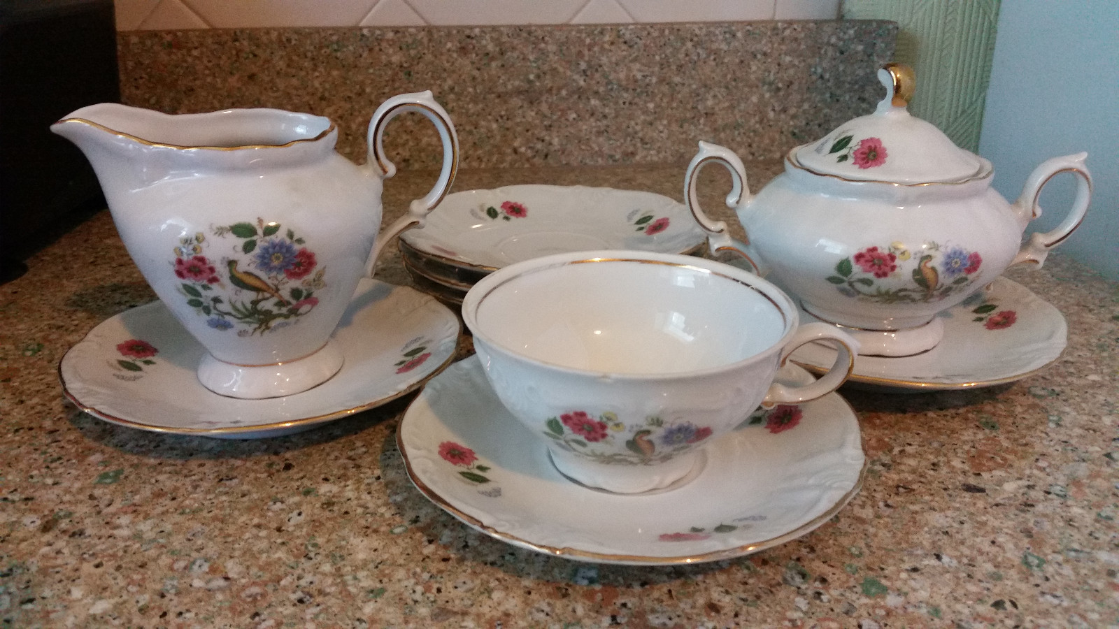 Winterling Schwarzenbach Bavaria Germany 9 pc. china tea set eBay