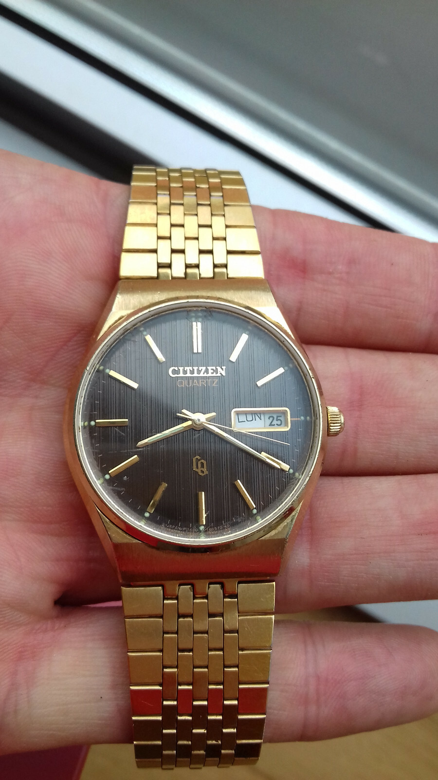 Citizen 4-140141 TA VINTAGE JAPAN WATCH QUARTZ 80's MONTRE BASE