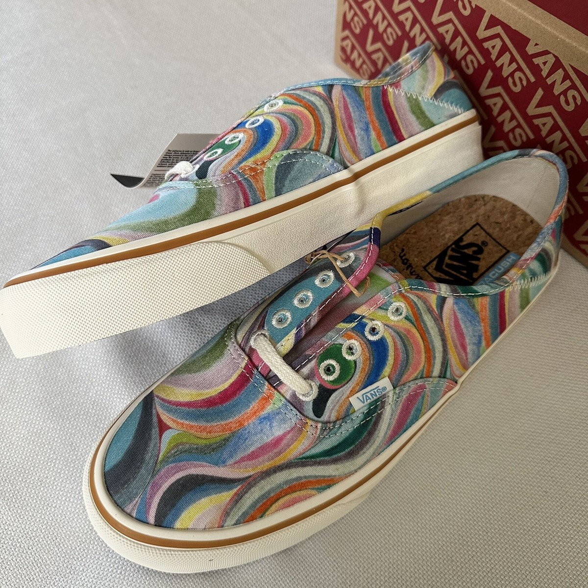 Mens 9 - VANS X CHRIS JOHANSON AUTHENTIC SF SWIRL TIE DYE Women's