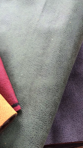Fire Treated Soft Durable 3 Layer Thick Faux Suede Green Upholstery Craft Fabric - Video 1 of 1