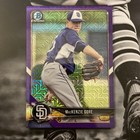2018 Bowman Chrome MacKenzie Gore Purple Mojo Refractor 100/250 BCP-131 Padres