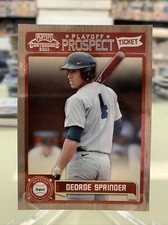 2011 Playoff Contenders Prospect Tickets /99 George Springer #RT19