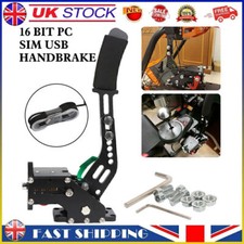 USB SIM Handbrake Height Drift PC Windows For Racing Games G25 G29 T300 w/Clamp